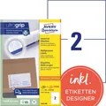 AVERY Zweckform Universal-Etiketten, 210 x 148 mm, weiá