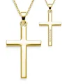 Kreuz Kette Kommunion Mädchen Junge Gold | Geschenke zur Erstkommunion Konfirmation Firmung Taufe Kommunionsgeschenk| Kreuzkette Kinder Halskette Anhänger Kinderkette Taufkette Schmuck Geschenk