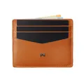 Gentlemen’s Kartenetui – Premium Rindsleder & RFID-Schutz – Platz für Karten, Scheine, Münzen & Tracker im Wallet – Patentiertes Slim Design – Slim Wallet mit Münzfach