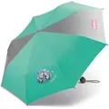 Scout Kinder-Taschenschirm Regenschirm mit reflektierenden Streifen Summer Green