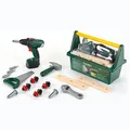 klein Spielzeug-Werkzeugkoffer 8520 grün, grau