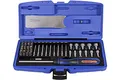 Projahn Bit Box 1/4 Zoll COLOR (farbcodierter Bit Satz Universal mit Ratschen-Schraubendreher mit Bit-Fach, 60-tlg.) 4097