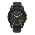 Emporio Armani Herren Chronograph Quarz Uhr mit Silikon Armband AX7105