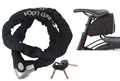 Fahrradschloß eBike Kettenschloß 150cm Radschloß Motorrad Roller + Satteltasche