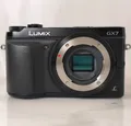 Panasonic LUMIX DMC Gx7 Schwarz Systemkamera MFT Guter Zustand