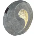 LED Solarleuchte, Skulptur, grau, H 29 cm