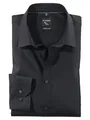 Herren Hemd No. 6 Super Slim Fit Langarm schwarz, size S