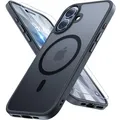 Miracase Handyhülle für Apple iPhone 17 6,3 Zoll, matt schwarz