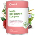 Multi-Ballaststoff-Komplex | 10 Premium Ballaststoffe & Calcium | Verdauung, Darmflora, Immunsystem, Cholesterin & Blutzucker | vegan, glutenfrei, laktosefrei | 1x 420g Pulver