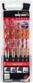 ALPEN 92290 Multicut Universal Bohrer-Satz 5-teilig 4-5-6-8-10 mm