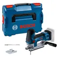 Bosch Akku-Stichsäge GST 18V-155 SC mit L-BOXX Art des Zubehörs: GST 18V-155 SC mit L-BOXX|Akku enthalten: Nein|Betriebsart: Akku-Betrieb