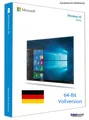 Microsoft Windows 10 Home Vollversion SB 64-Bit + Hologramm-DVD DE OVP NEU