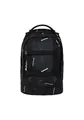 Satch Pack Schulrucksack ab 5. Klasse ergonomisch 30L Stauraum standfest Organisationstalent Ninja Matrix - Schwarz