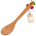 HOFMEISTER® Servier-Löffel aus Kirsch-Holz, 25,5 cm, hitzebeständig, antibakteriell & ohne Plastik, Keine Kratzer im Topf, runder Rührlöffel aus Europa, zum Kochen & Backen
