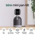 Blink Mini Pan-Tilt Überwachungskamera |2-Wege-Audio|Bewegungserfassung| Schwarz
