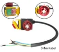 KEDU KOA7 400V Maschinenschalter mit 80cm Kabel,Phasenwender und NOTAUS Funktion