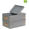STORE IT 2er-Set: Ordnungsboxen "Premium" in Grau - (B)50 x (H)33 x (T)16 cm
