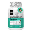 Beruhigungsmittel für Hunde - 120 Entspannung Kapseln mit Taurin, Ashwagandha, Passionsblume & Vitamin B1 - Alternative zu Schlaftabletten bei Angst, Stress, Nervosität - Hohe Akzeptanz - animigo