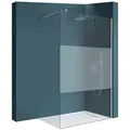 Mai & Mai Duschwand Duschabtrennung für Dusche Duschkabine Walk in Dusche ESG Nano 100 cm x 200 cm