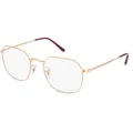 Ray-Ban RX3694V Unisex-Brille inkl. Gläser Vollrand Mehreckig Metall-Gestell 51mm/20mm/140mm, pink