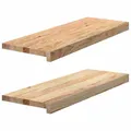 Treppenstufen Holzstufen Treppenauflage 70x25x2 Cm Massivholz Eiche
