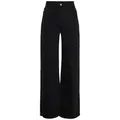 pieces Weite Jeans Selma (1-tlg) Plain/ohne Details schwarz 25