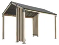 Sojag Lito 1012 wetterfester Pavillon aus Aluminium 3x3,5 m