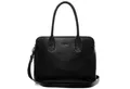BACCINI Umhängetasche echt Leder Damen Businesstasche 13 Zoll schwarz, Laptoptasche 13 Zoll, Henkeltasche Aktentasche Echtleder Damen schwarz