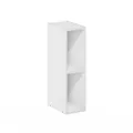 Regal FURINNO 15 cm x 80 cm x 22 cm, weiß, 2-stöckig