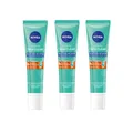 NIVEA Derma Skin Clear Nacht Peeling Serum, 3 x 40ml