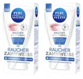 PERLWEISS Raucher Zahnweiss entfernt Verfärbungen und Raucherbeläge 2x 50ml