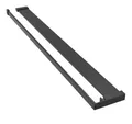 vidaXL Duschablage, Duschregal für Begehbare Dusche Schwarz 80 cm Aluminium