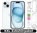 Apple iPhone 15 - 128GB - Blau Blue - XXL Set - Zustand: WIE NEU