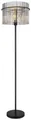 Globo Lighting Stehleuchte Metall schwarz matt, 1x E27