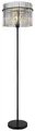 GLOBO Lighting Stehleuchte GORLEY DH 38x152 cm schwarz Stehlampe