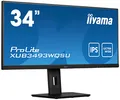 iiyama Prolite XUB3493WQSU-B5 86,7cm 34 Zoll ADS-IPS LED-Monitor UWQHD HDMI DP USB3.0 Adaptive Sync Pip Höhenverstellung schwarz