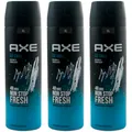 Axe ICE CHILL Deo Spray 3 x 200ml Deodorant Bodyspray XL-Größe