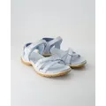 Ecco Offroad Roam W Sandale Obermaterial: Leder und Textil blau 38 EU
