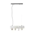 Brilliant Pendelleuchte Hängelampe Vagos Creme max. 4 x 40W E27 Retro kürzbar
