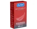 durex Kondome Gefühlsecht Ultra Packung mit, 10 St., hauchzarte Markenkondome mit 20% dünnerer Spitze