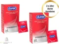 ♥ 20 durex Kondome 2x10er Gefühlsecht Ultra dünn 56mm Condome