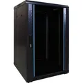Danicom - 18 HE 19” Serverschrank, mit Glastür (BxTxH) 600 x 600 x 1000mm