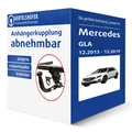 Auto Hak Anhängerkupplung abnehmbar für MERCEDES GLA Typ X156 AHK