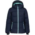 Icepeak Funktionsjacke Loris Winterjacke mit Kapuze und Schneefang blau 140 (9J)