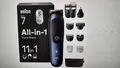 SW-0656 Braun All-in-One Trimmer-Set 7, 11-in-1 Multigroom 14 Längen blau B-WARE