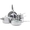 GreenPan Kochgeschirr-Set, Silber, Metall, Kochen, Töpfe, Topfsets