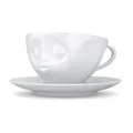 Fiftyeight Products TV Tassen Kaffeetasse weiß küssend 0,20 L TV Tassen T014201