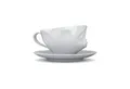 FIFTYEIGHT PRODUCTS Tasse Tasse Küssend weiß - 200 ml, 1-tlg.
