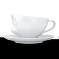 FIFTYEIGHT PRODUCTS T014201 FIFTYEIGHT Kaffeetasse 200ml - Küssend weiß