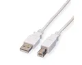 VALUE USB 2.0 Kabel USB-Kabel, USB 2.0 Typ A Männlich (Stecker), USB 2.0 Typ B Männlich (Stecker) (80.0 cm), Typ A-B